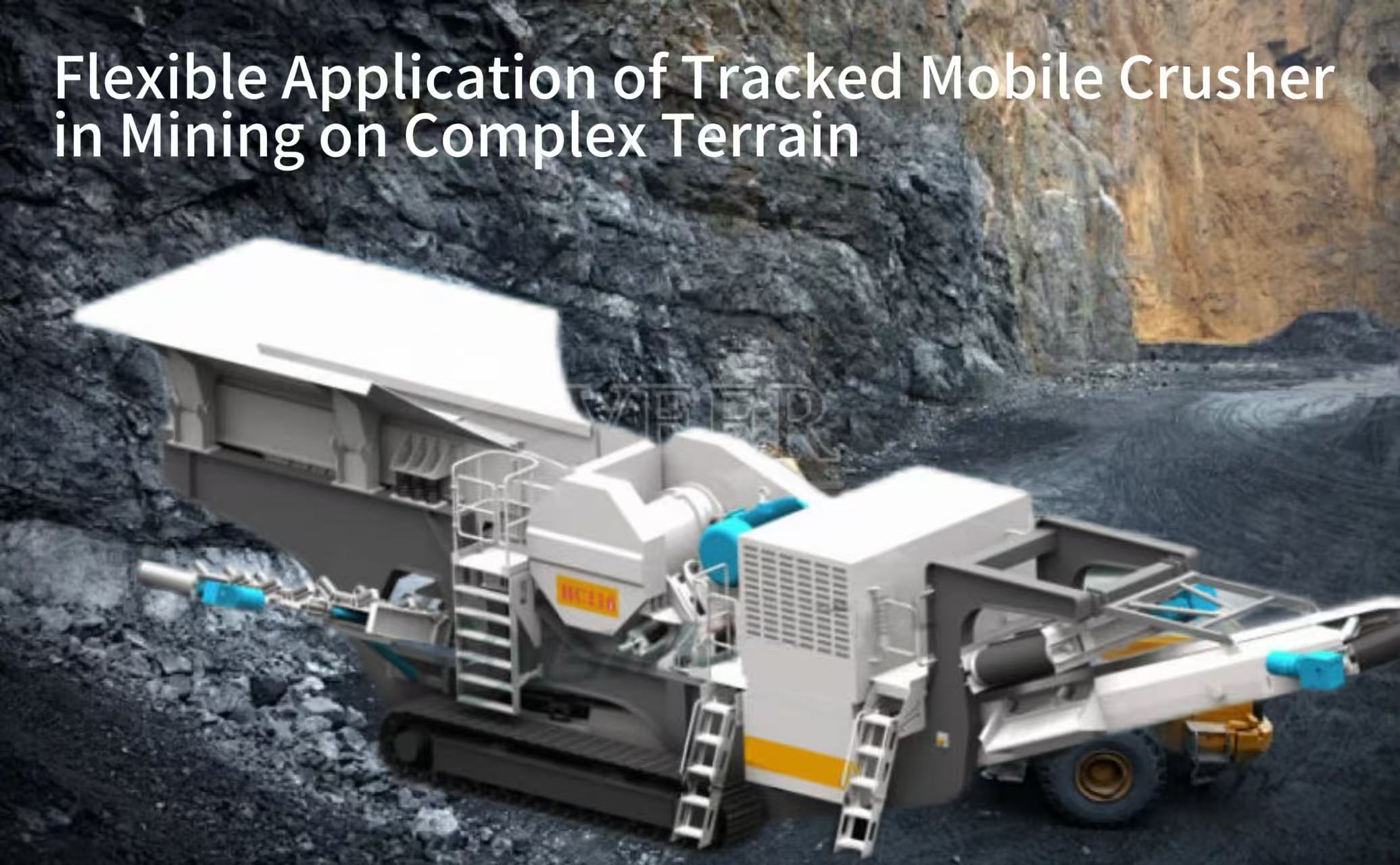 Flexible Application of Tracked Mobile Crusher in Mining on Complex Terrain