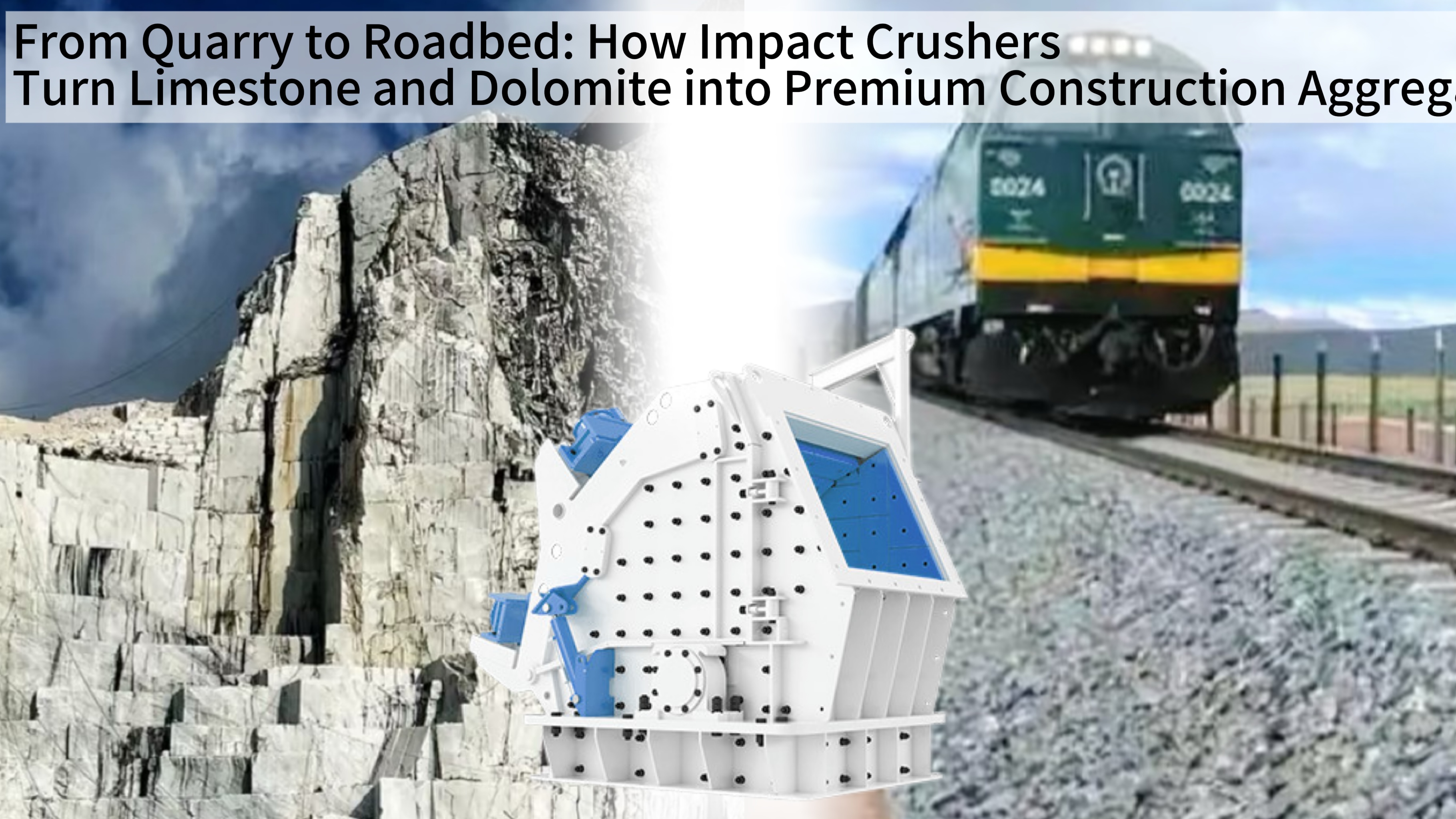 From Quarry to Roadbed: How Impact Crushers Turn Limestone and Dolomite into Premium Construction Aggregate