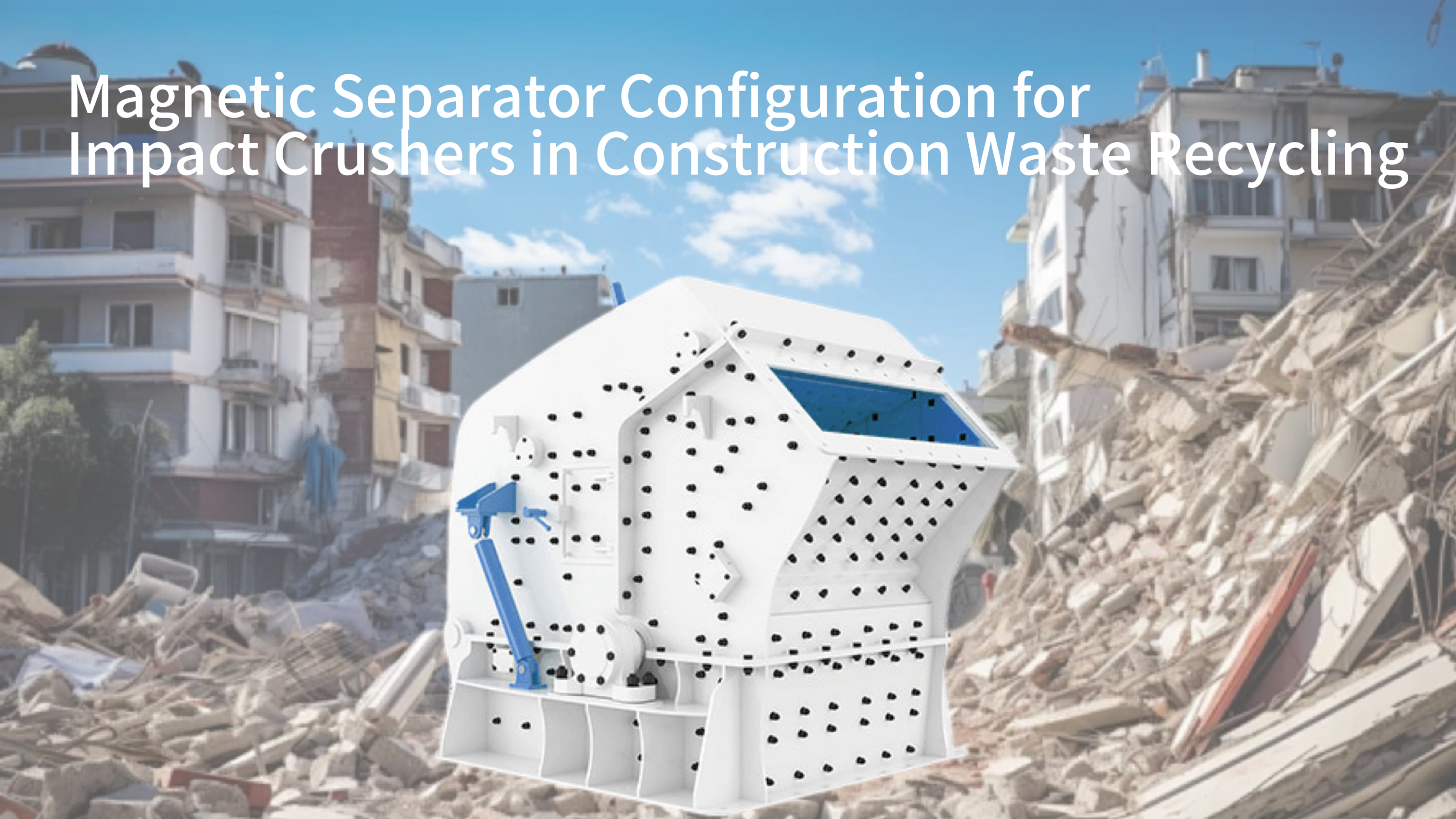 Magnetic Separator Configuration for Impact Crushers in Construction Waste Recycling