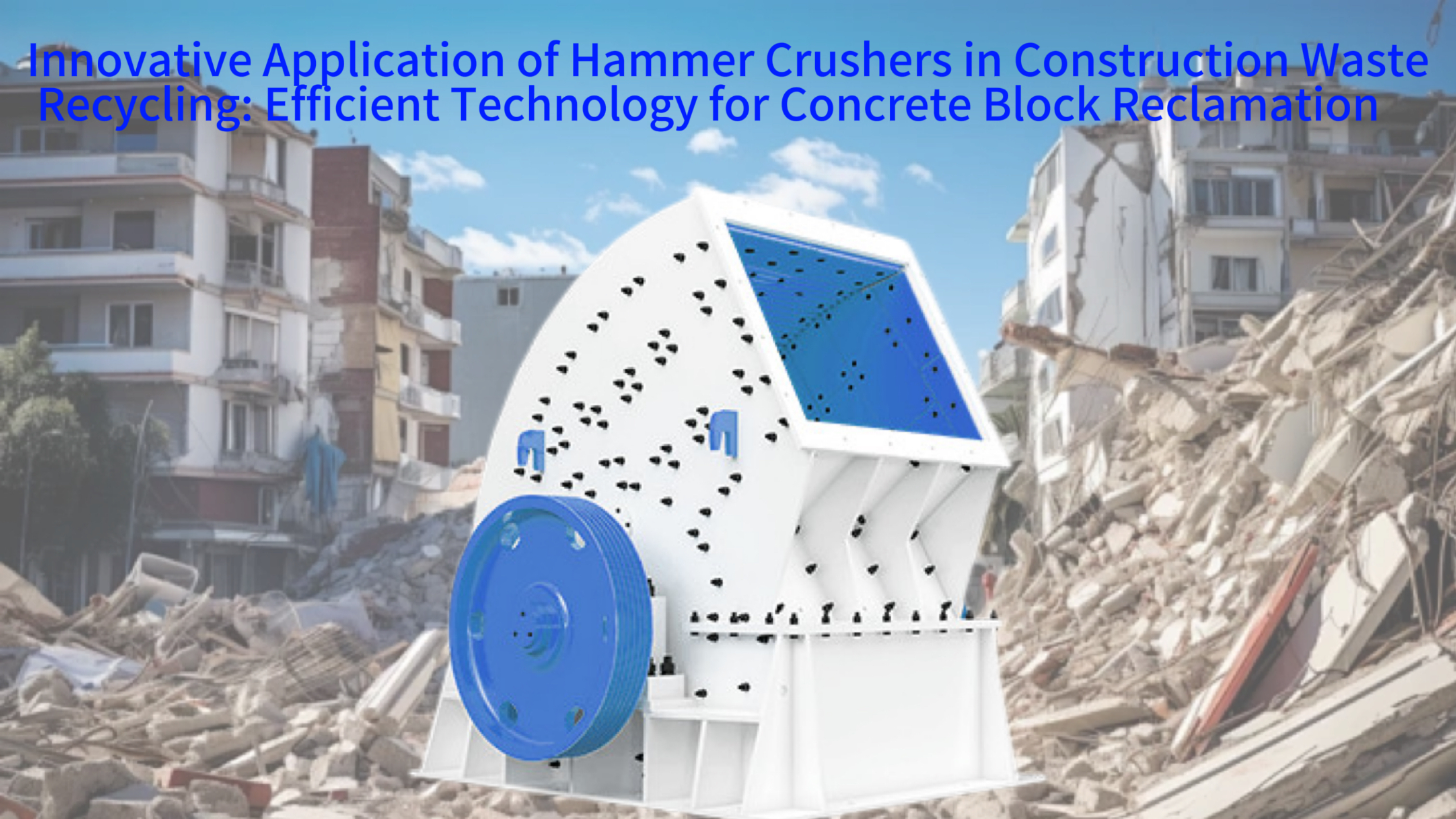 Innovative Application of Hammer Crushers in Construction Waste Recycling: Efficient Technology for Concrete Block Reclamation