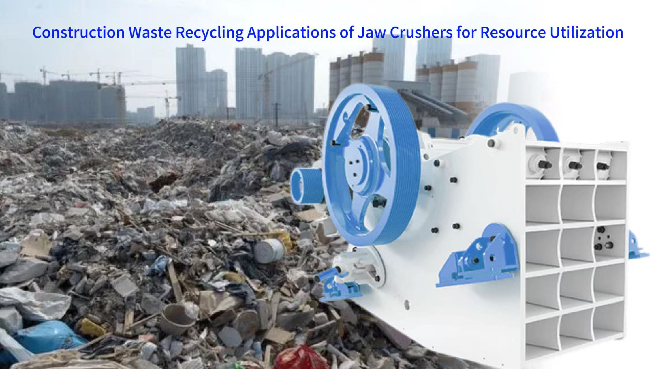 Construction Waste Recycling Applications of Jaw Crushers for Resource Utilization