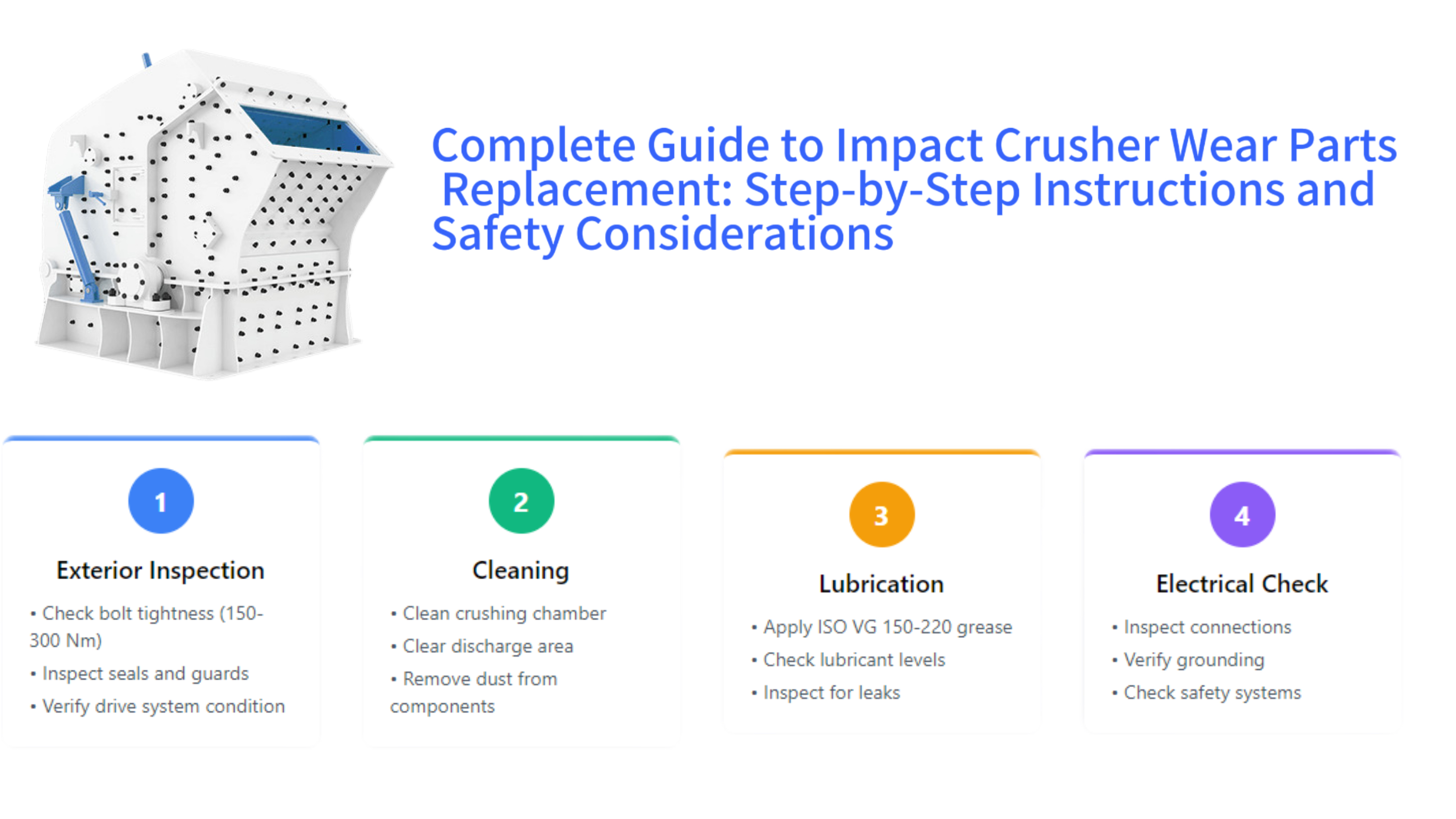 Complete Guide to Impact Crusher Wear Parts Replacement: Step-by-Step Instructions and Safety Considerations