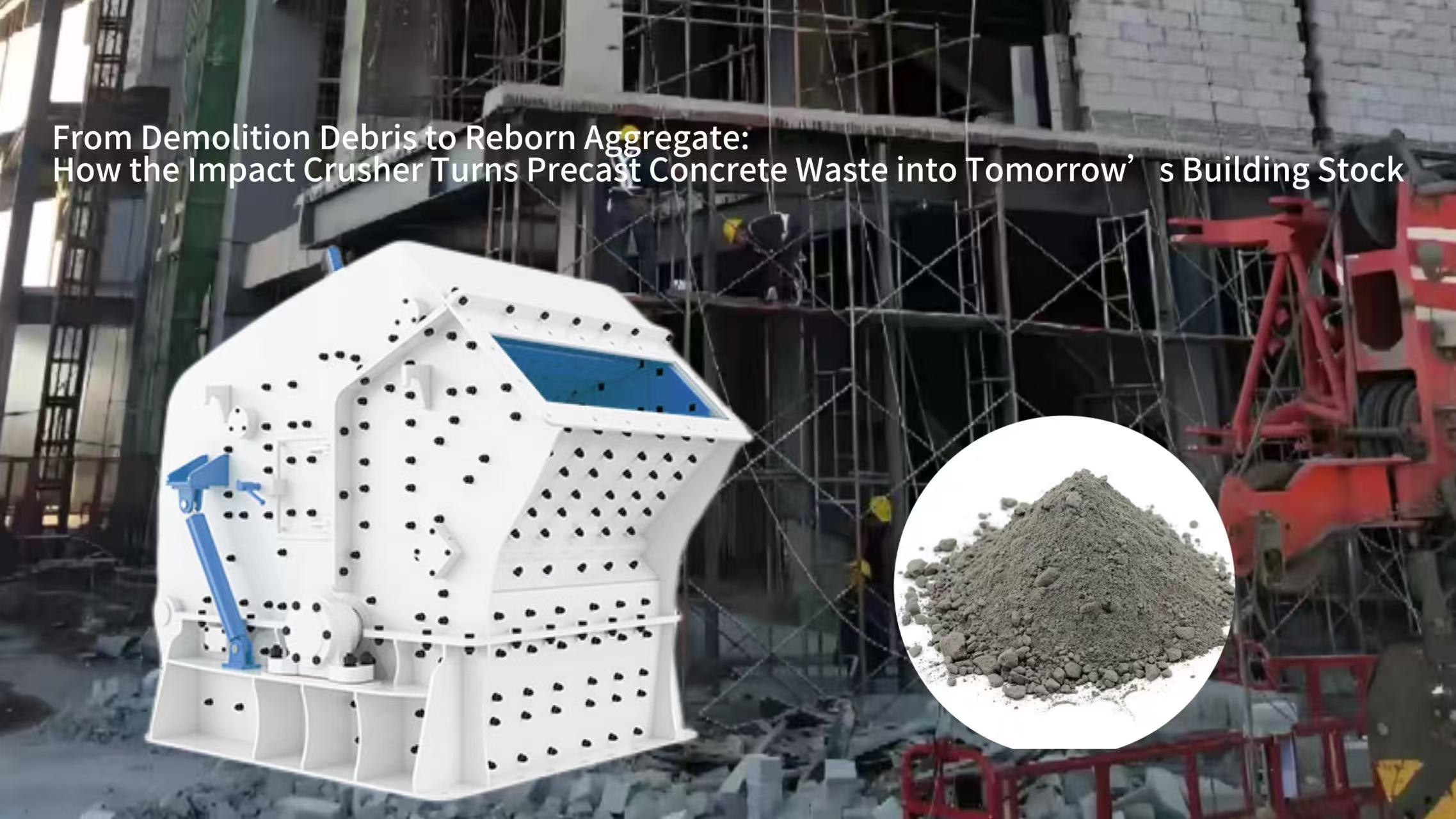 From Demolition Debris to Reborn Aggregate: How the Impact Crusher Turns Precast Concrete Waste into Tomorrow’s Building Stock