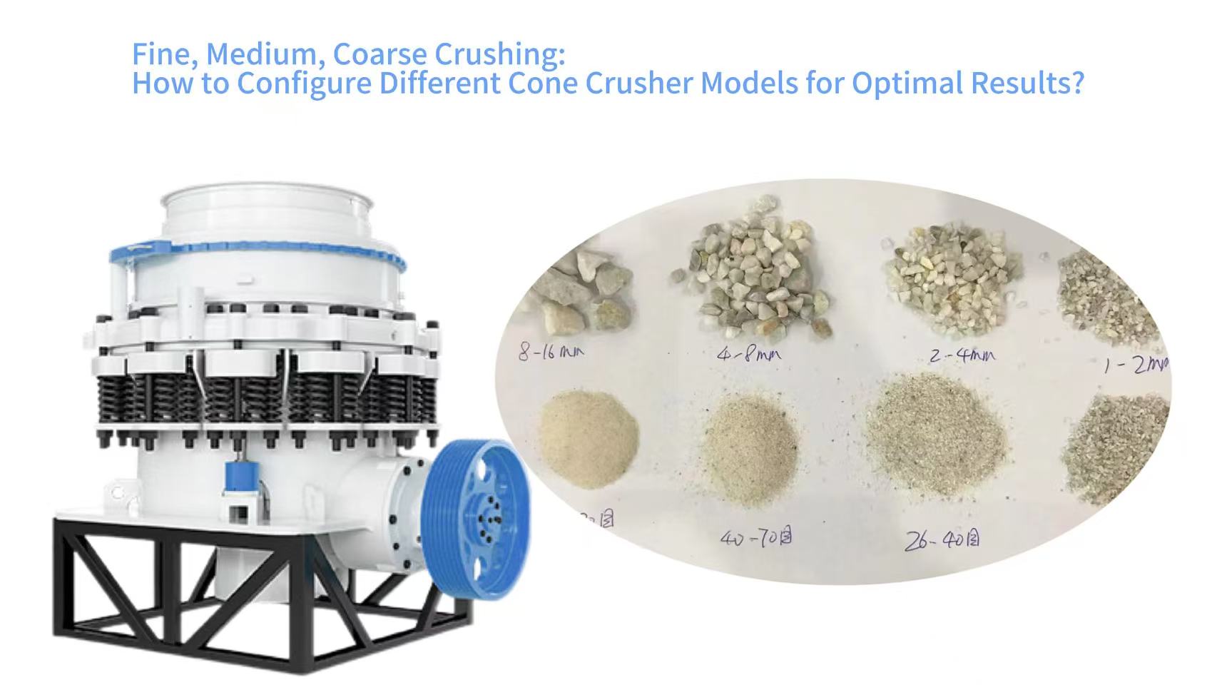 Fine, Medium, Coarse Crushing: How to Configure Different Cone Crusher Models for Optimal Results?