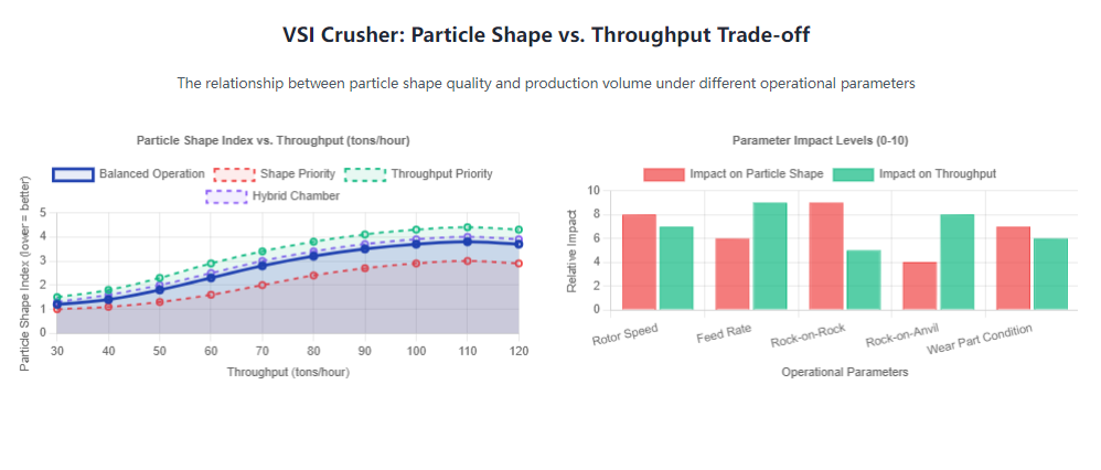 The Trade-off Between Particle Shape Index and Throughput: A Guide to Core Parameter Configuration for VSI Crushers