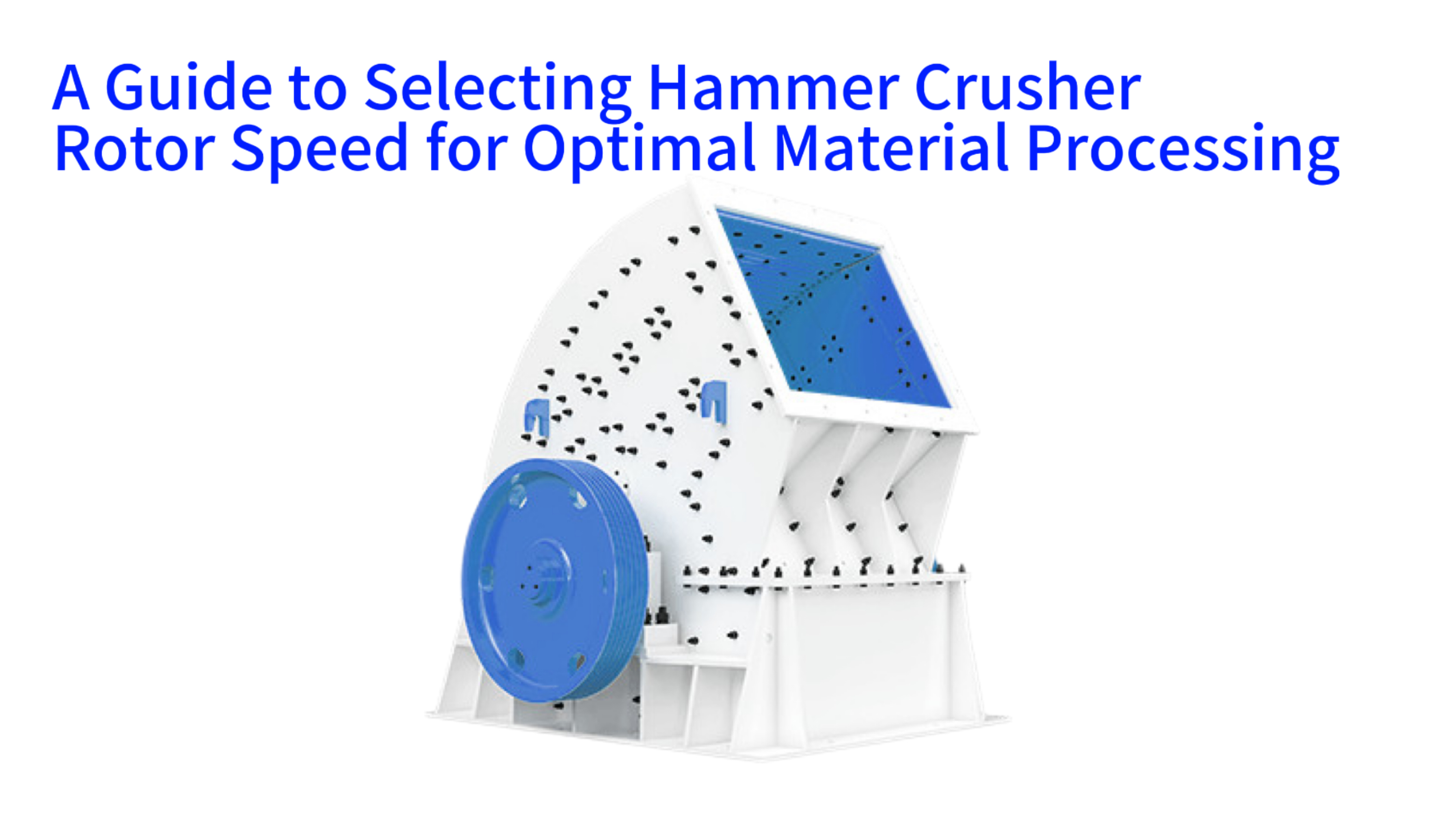 The Heartbeat of Crushing: A Guide to Selecting Hammer Crusher Rotor Speed for Optimal Material Processing